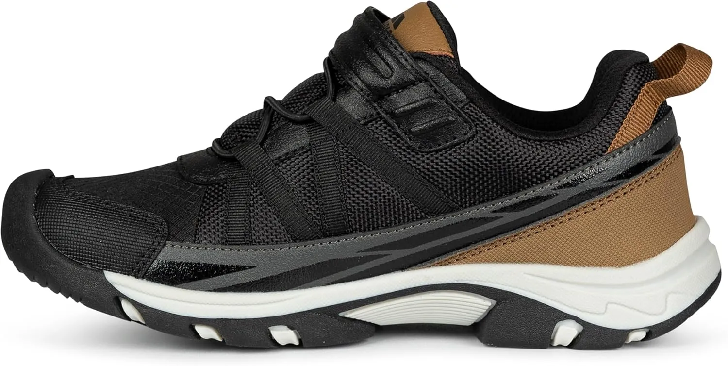 Roan Boys Girls Water Repellent Gym PE School Casual Sneakers with Velcro Strap Low Top