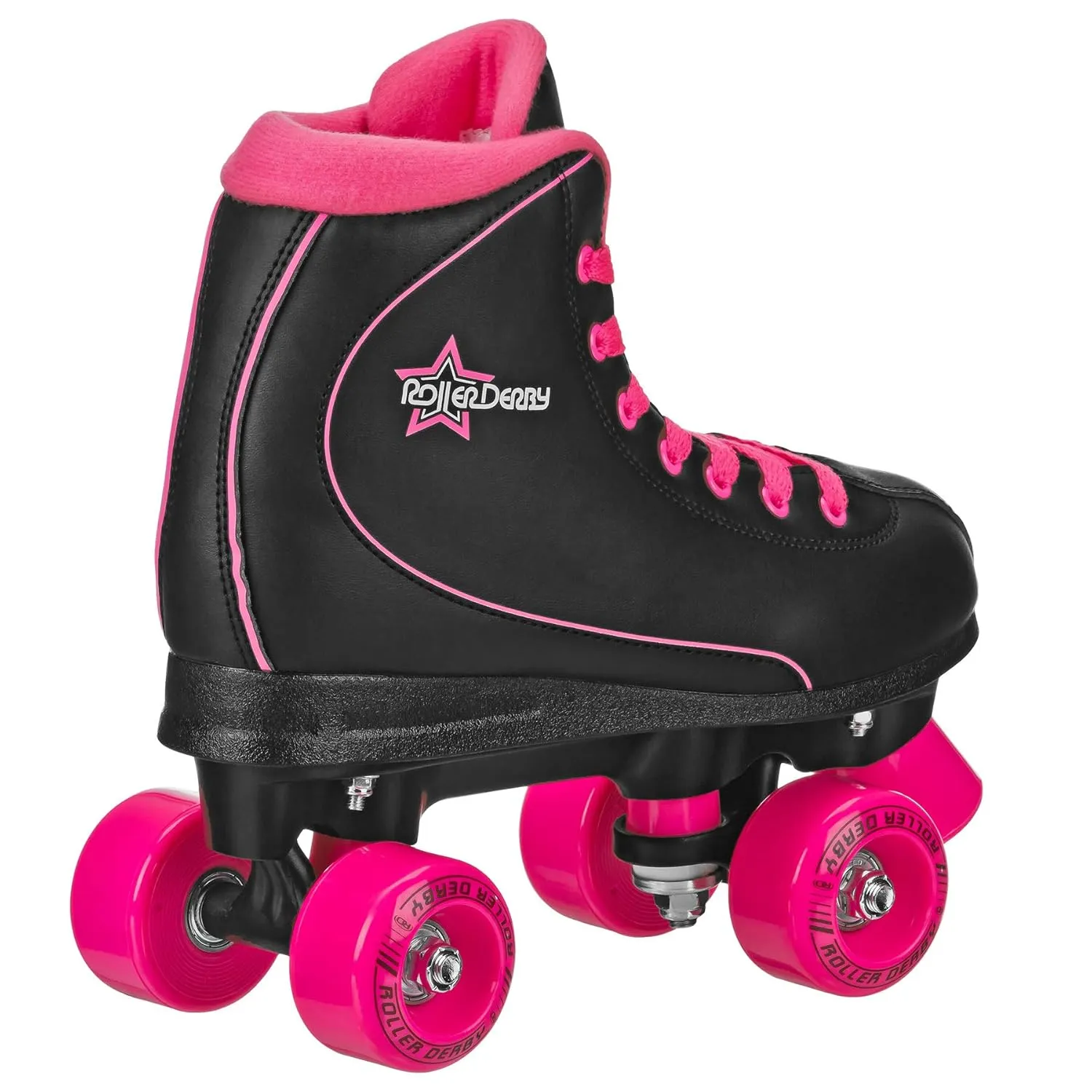 Roller Derby Roller Star 600 Women's Roller Skates - Black/Pink - Size 09