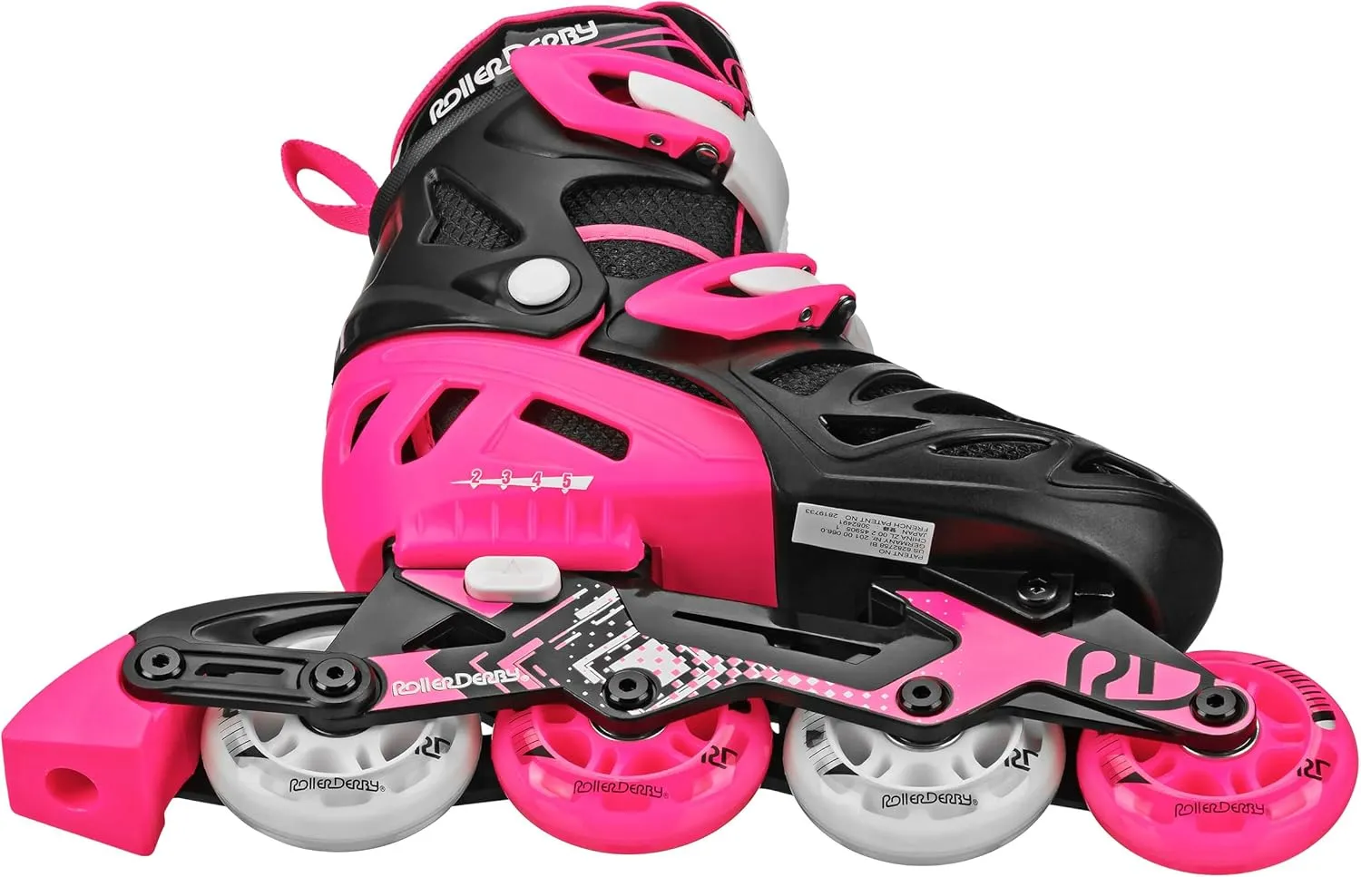 Roller Derby Tracer Adjustable Inline Skates for Boys, Girls, Kids, Beginners