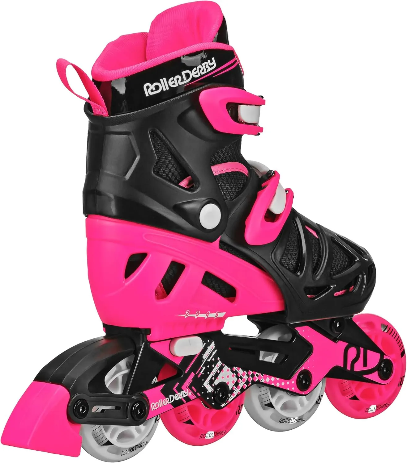 Roller Derby Tracer Adjustable Inline Skates for Boys, Girls, Kids, Beginners