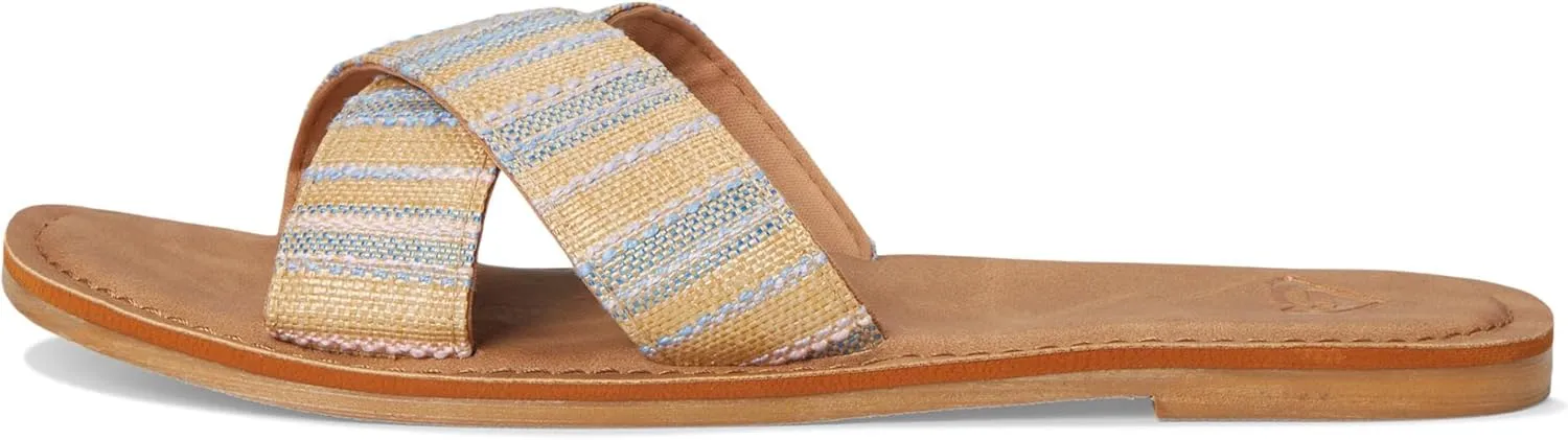 Roxy Women's Andreya Raffia Slide Sandal