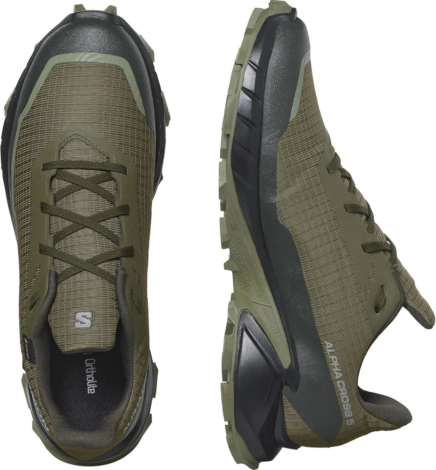 Salomon Men's ALPHACROSS 5 GORE-TEX Trail Running Shoe