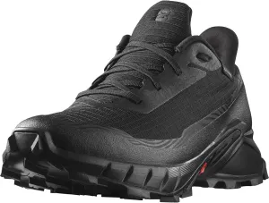 Salomon Men’s Alphacross 5 Gore-Tex, Waterproof Trail Running Shoes - Black/Black/Ebony - 8.5 Medium