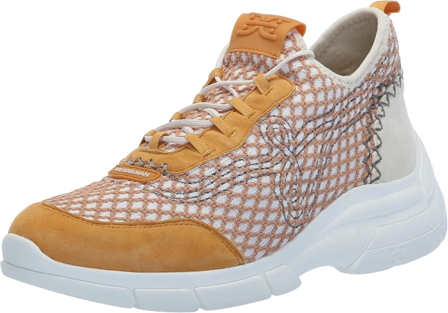 Sam Edelman Women's Chelsie Lace Up Knit Sneaker