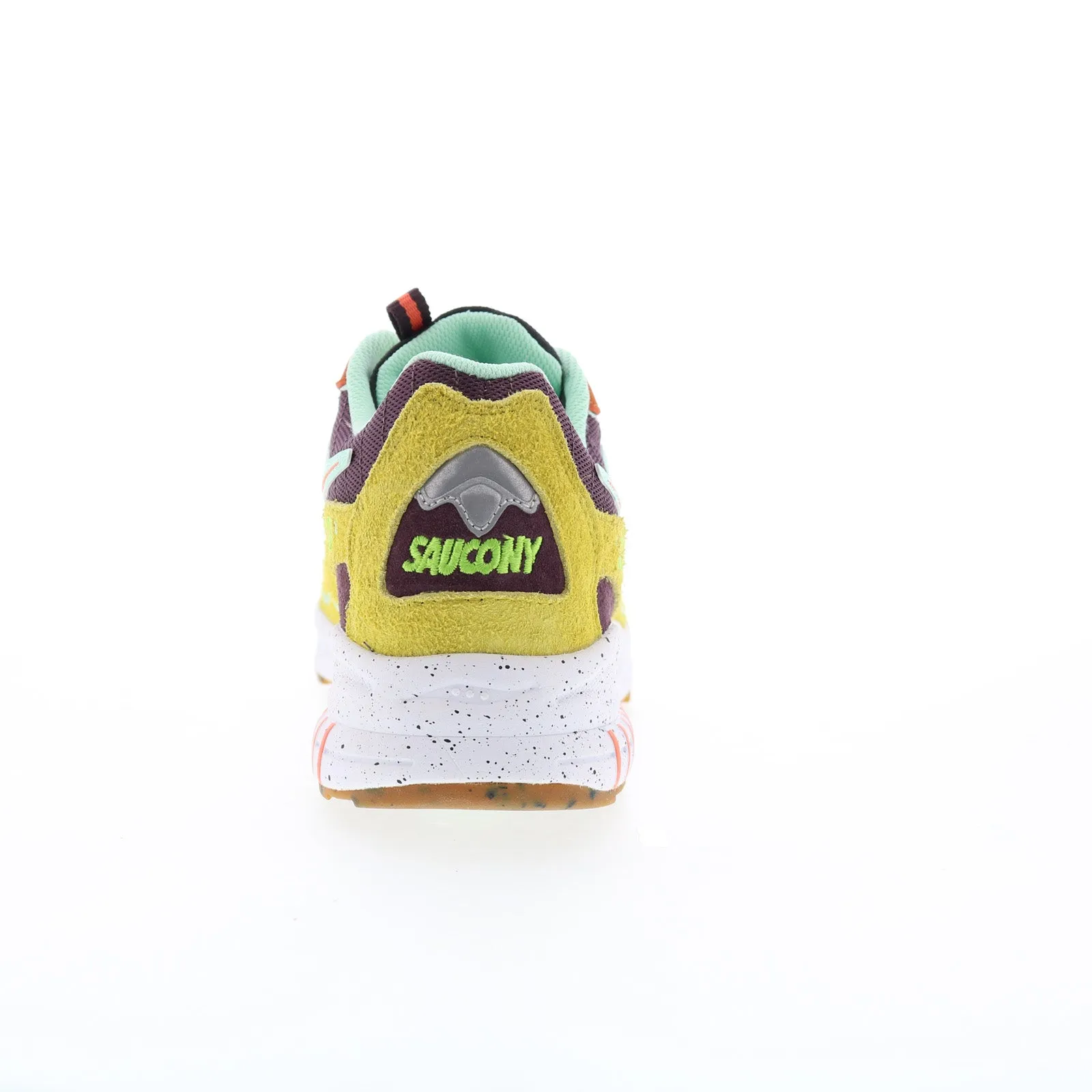 Saucony 3D Grid Hurricane S70745-2 Mens Purple Lifestyle Sneakers Shoes
