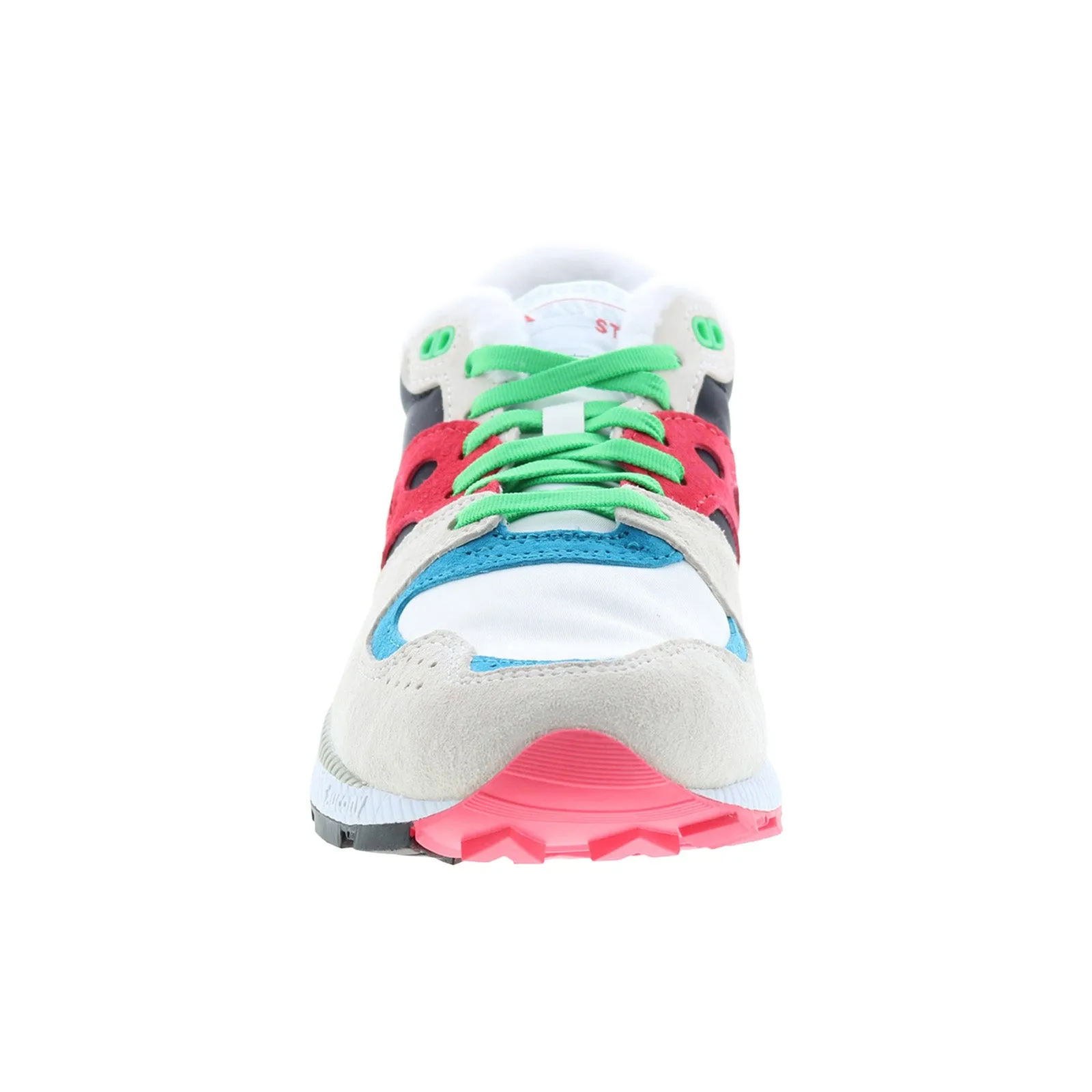 Saucony Azura S70583-1 Mens White Suede Lace Up Lifestyle Sneakers Shoes