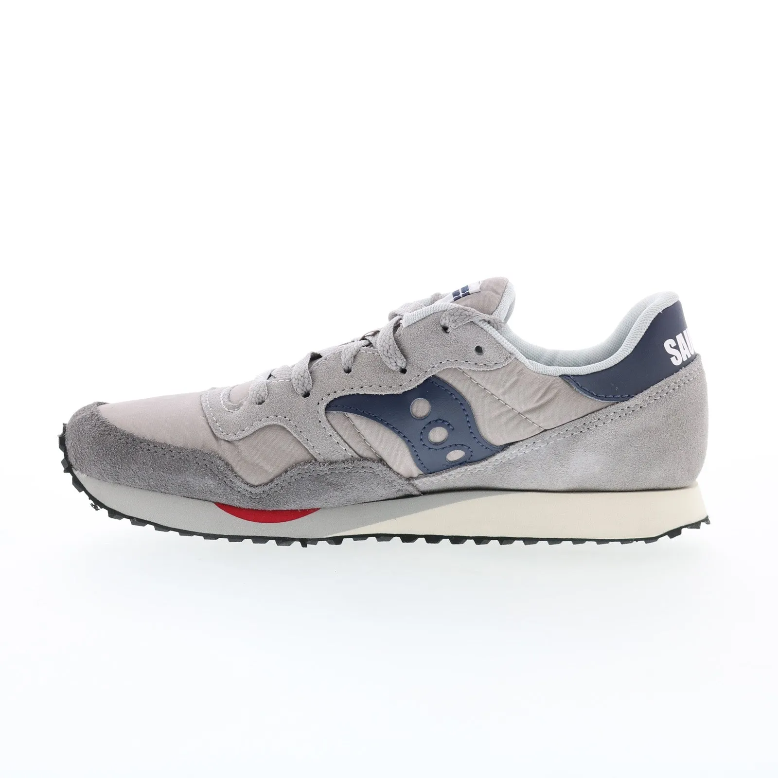 Saucony DXN Trainer S70757-1 Mens Gray Suede Lifestyle Sneakers Shoes
