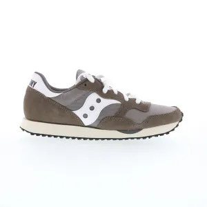 Saucony DXN Trainer S70757-6 Mens Gray Suede Lifestyle Sneakers Shoes