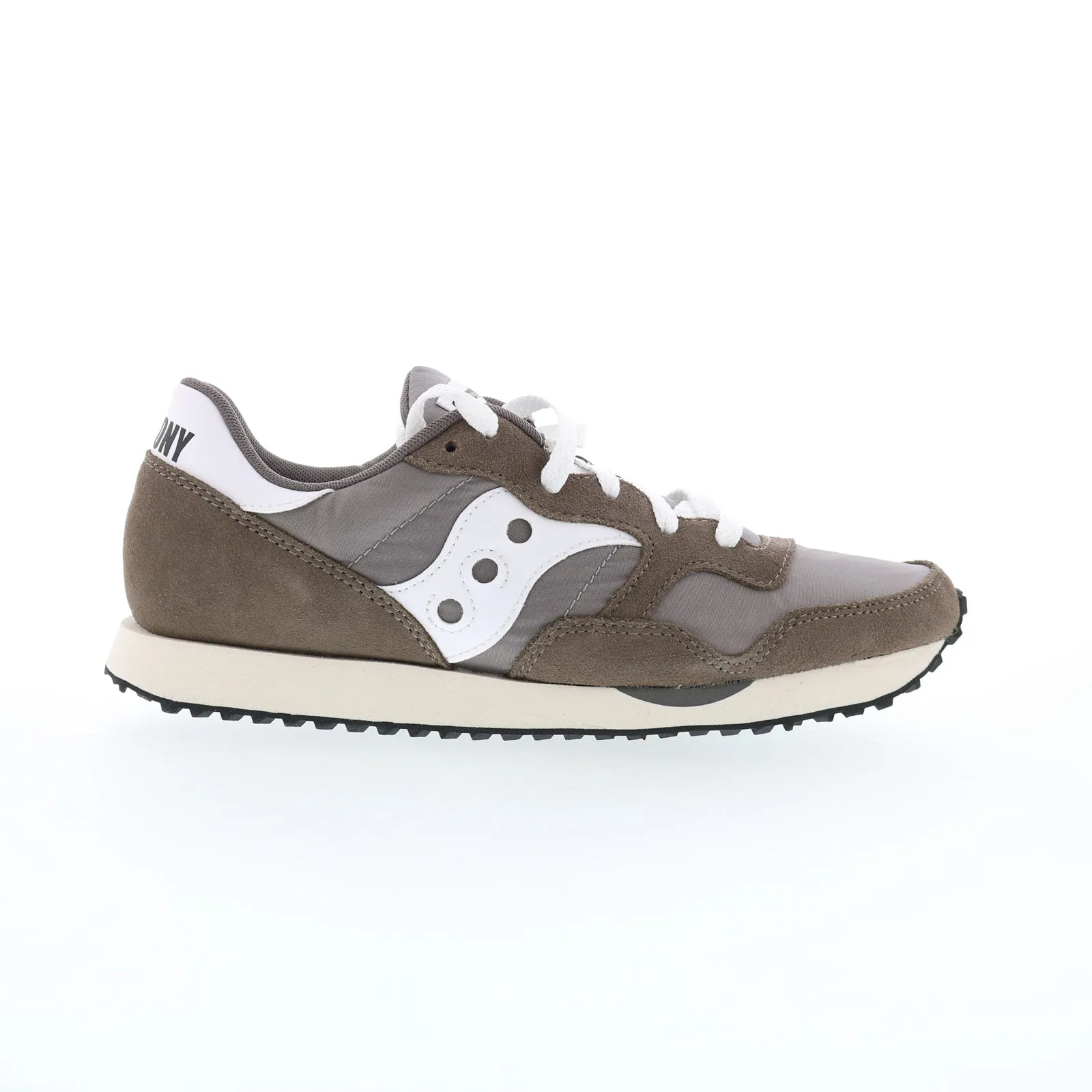 Saucony DXN Trainer S70757-6 Mens Gray Suede Lifestyle Sneakers Shoes