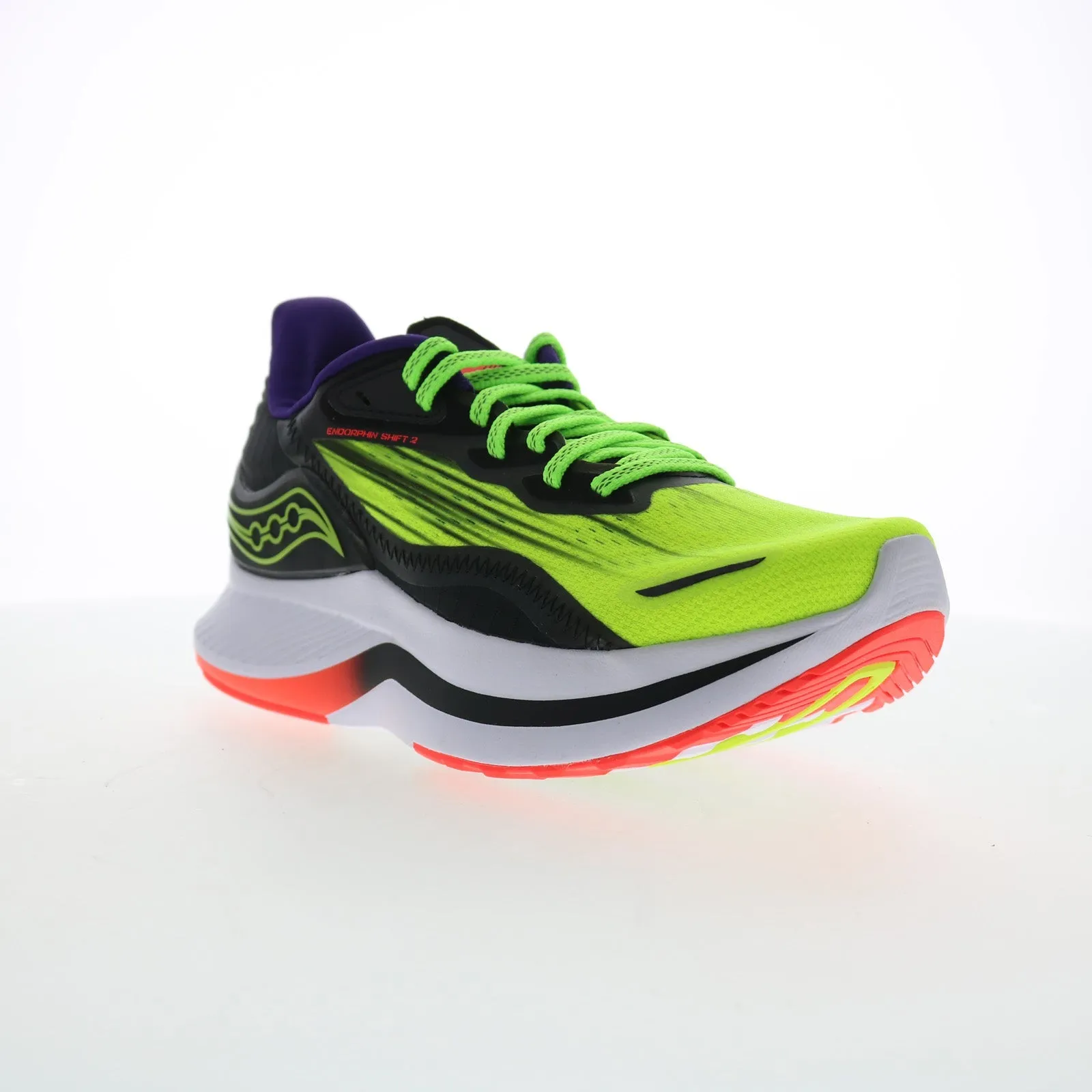 Saucony Endorphin Shift 2 S10689-65 Womens Green Mesh Athletic Running Shoes