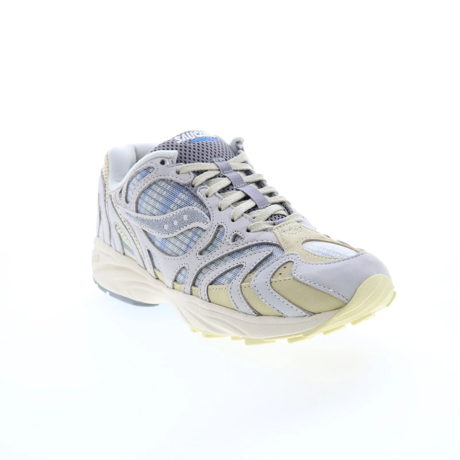Saucony Grid Azura 2000 S70571-1 Mens Blue Suede Lifestyle Sneakers Shoes