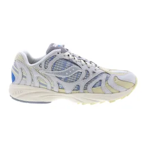 Saucony Grid Azura 2000 S70571-1 Mens Blue Suede Lifestyle Sneakers Shoes