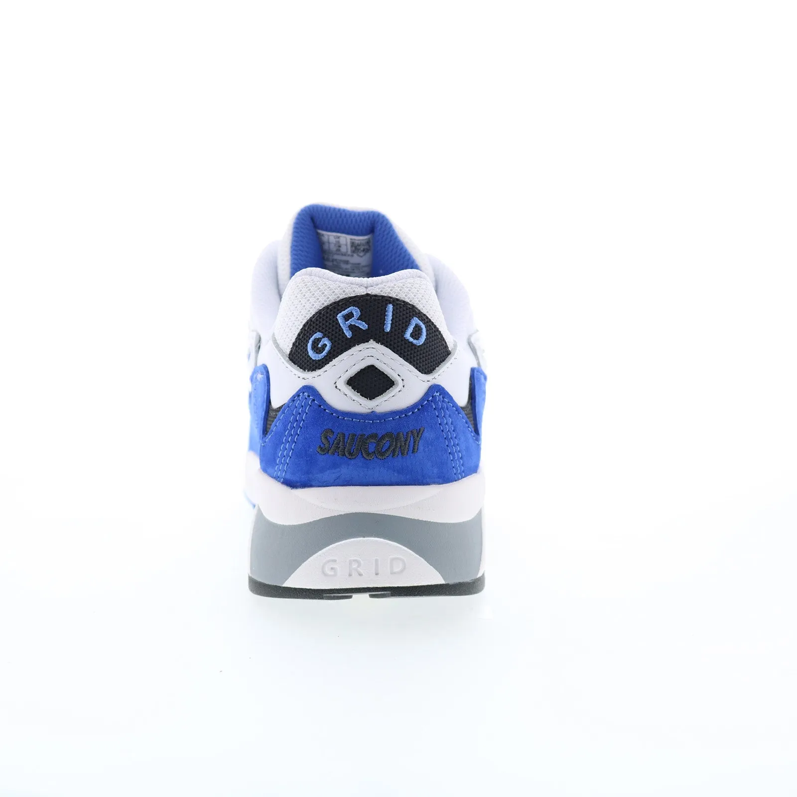 Saucony Grid Shadow 2 S70772-1 Mens White Suede Lifestyle Sneakers Shoes