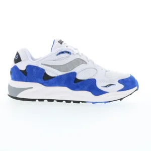 Saucony Grid Shadow 2 S70772-1 Mens White Suede Lifestyle Sneakers Shoes