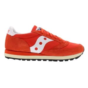 Saucony Jazz 81 S70539-65 Mens Red Suede Lifestyle Sneakers Shoes
