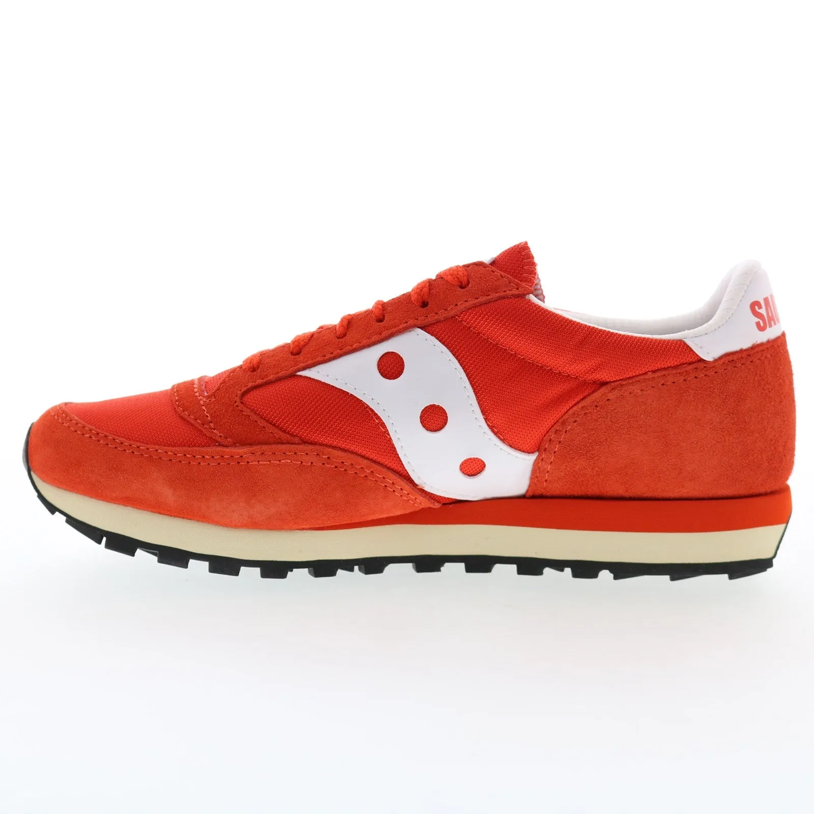 Saucony Jazz 81 S70539-65 Mens Red Suede Lifestyle Sneakers Shoes