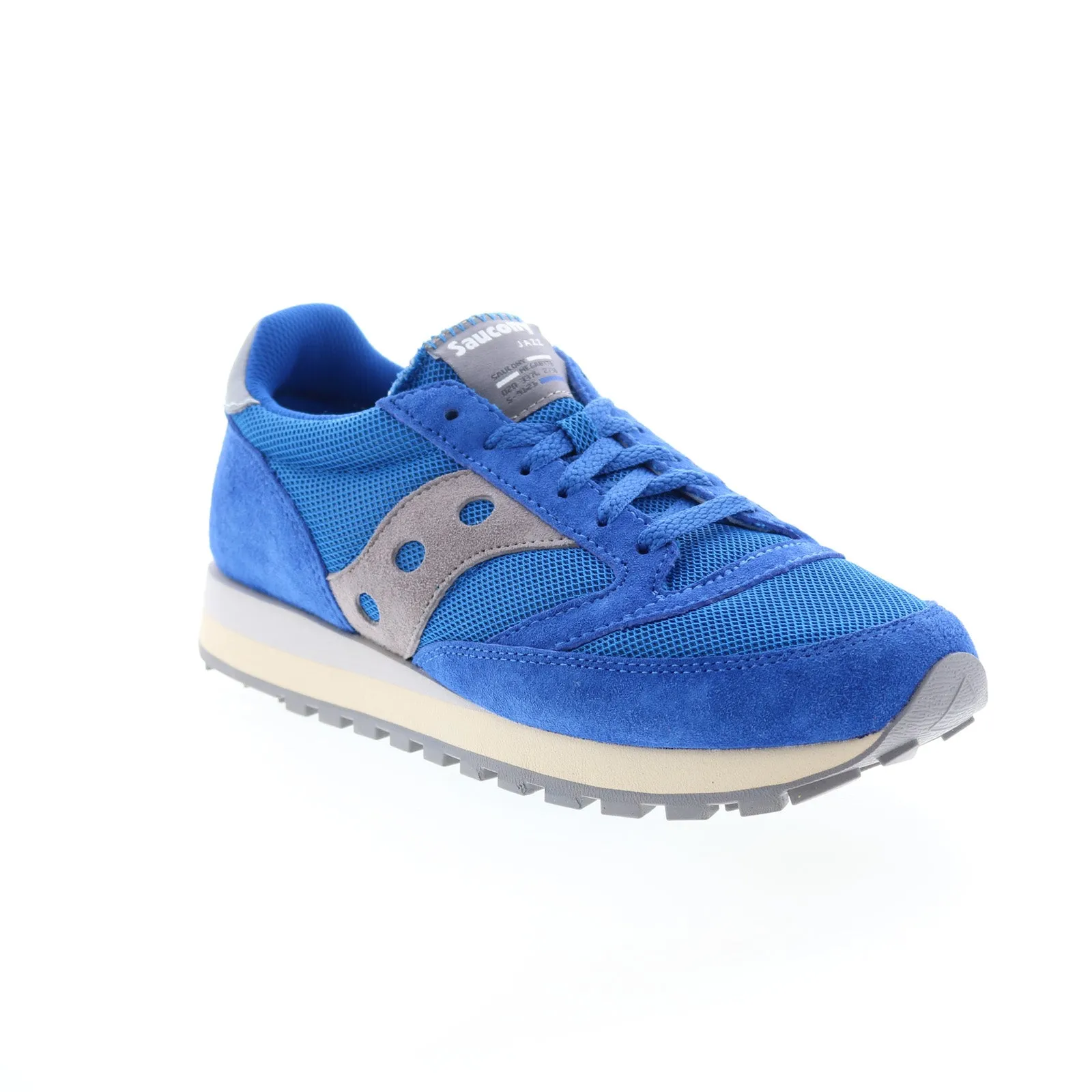 Saucony Jazz 81 S70571-3 Mens Blue Suede Lace Up Lifestyle Sneakers Shoes
