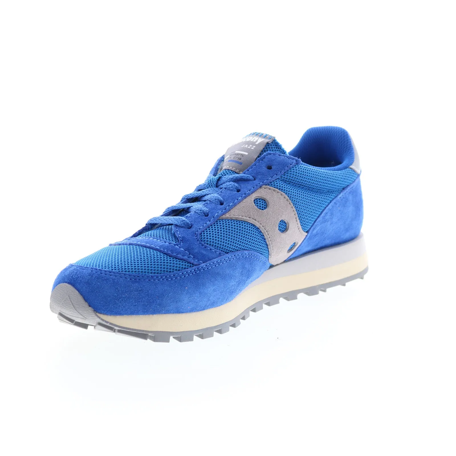 Saucony Jazz 81 S70571-3 Mens Blue Suede Lace Up Lifestyle Sneakers Shoes