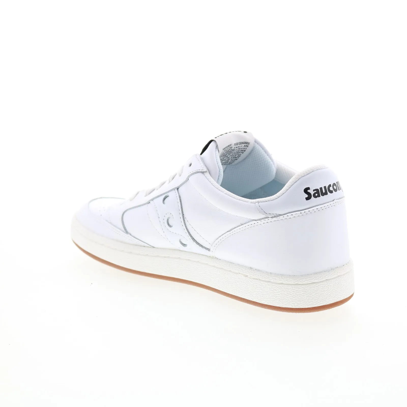 Saucony Jazz Court S70555-22 Mens White Leather Lifestyle Sneakers Shoes