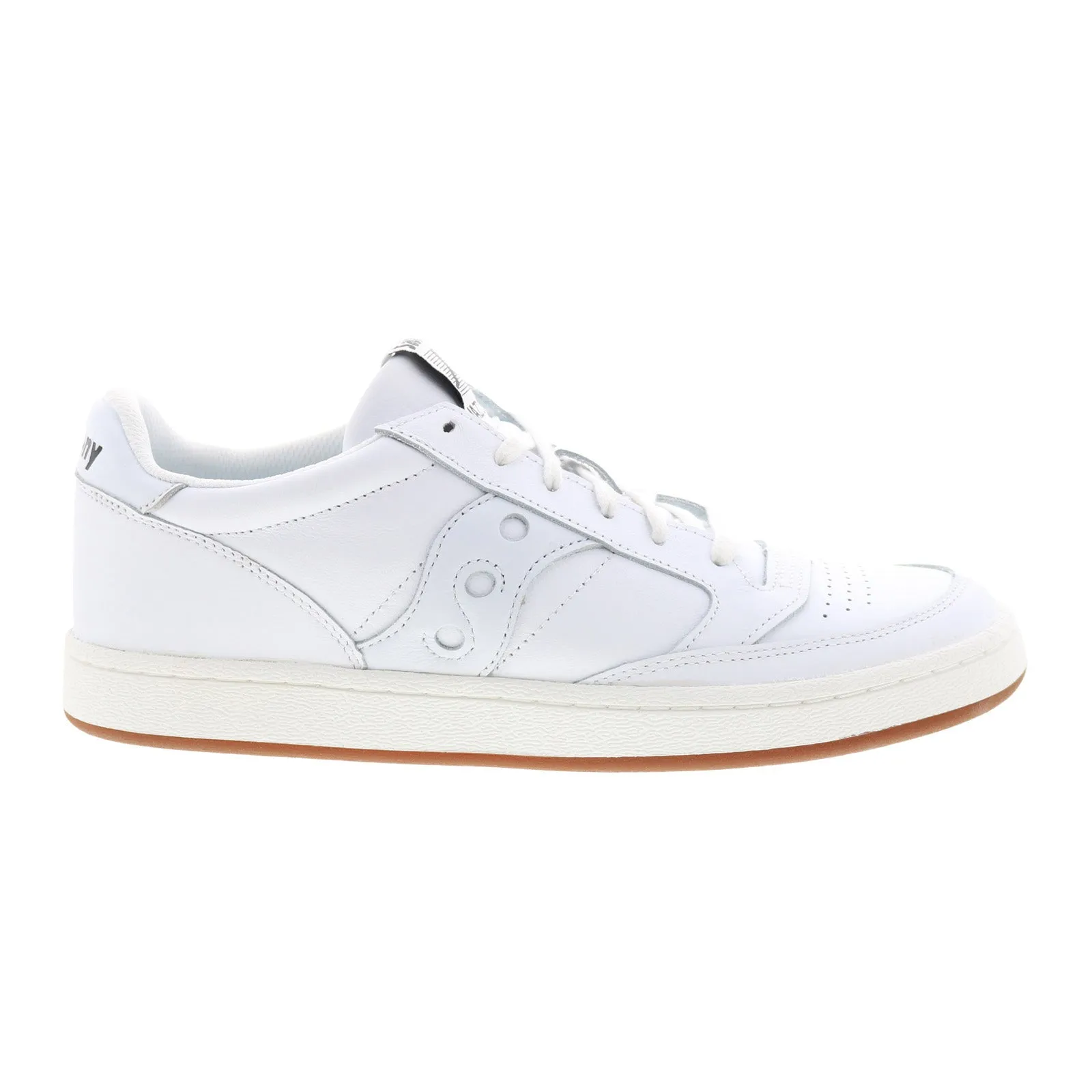 Saucony Jazz Court S70555-22 Mens White Leather Lifestyle Sneakers Shoes