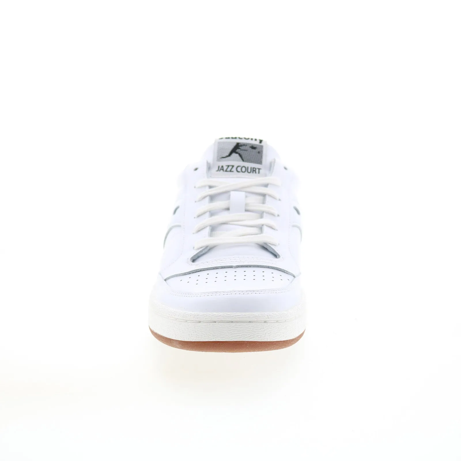Saucony Jazz Court S70555-22 Mens White Leather Lifestyle Sneakers Shoes