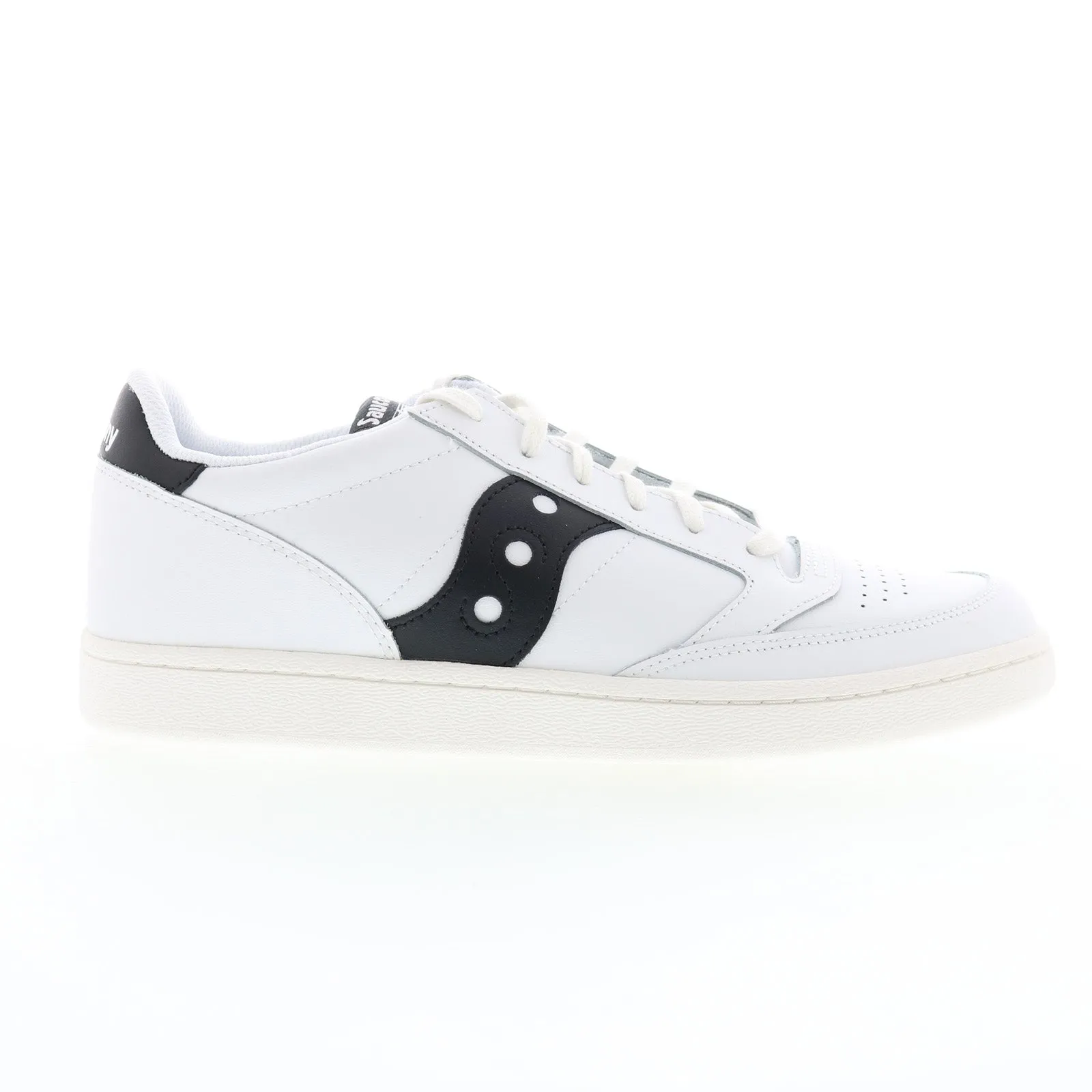 Saucony Jazz Court S70759-1 Mens White Leather Lifestyle Sneakers Shoes