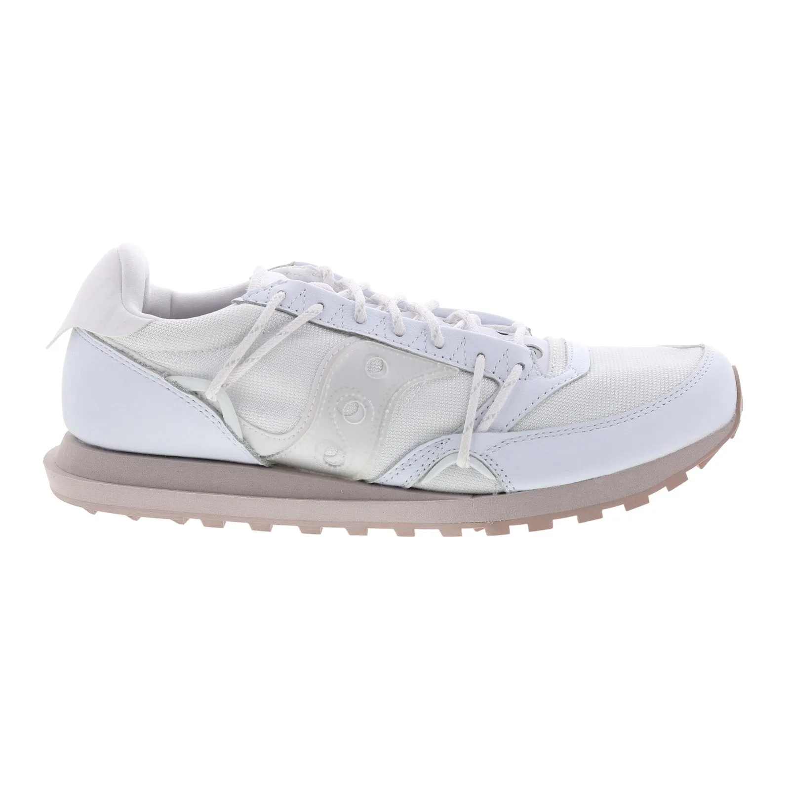 Saucony Jazz DST S70528-1 Mens White Leather Lifestyle Sneakers Shoes