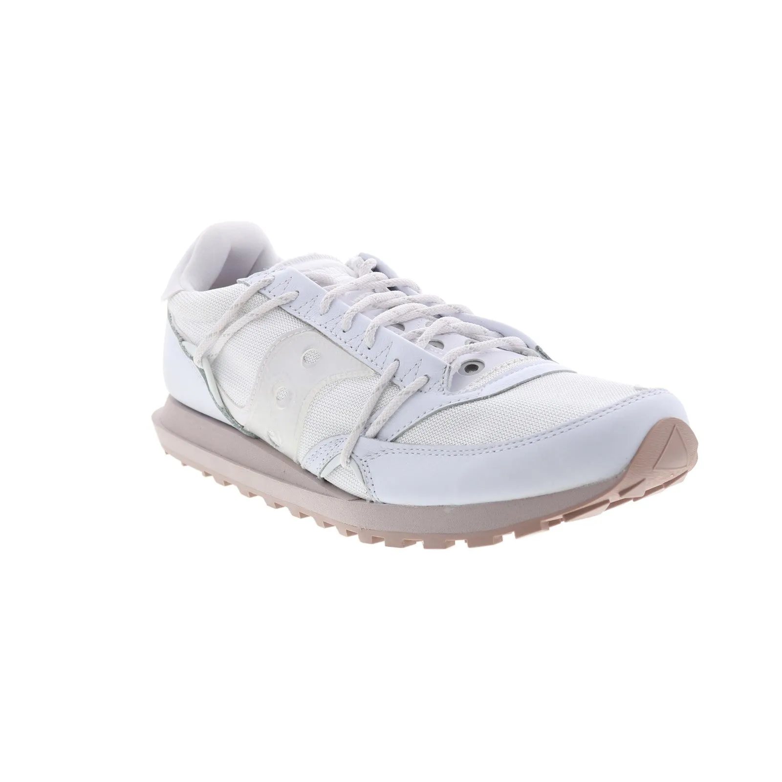 Saucony Jazz DST S70528-1 Mens White Leather Lifestyle Sneakers Shoes