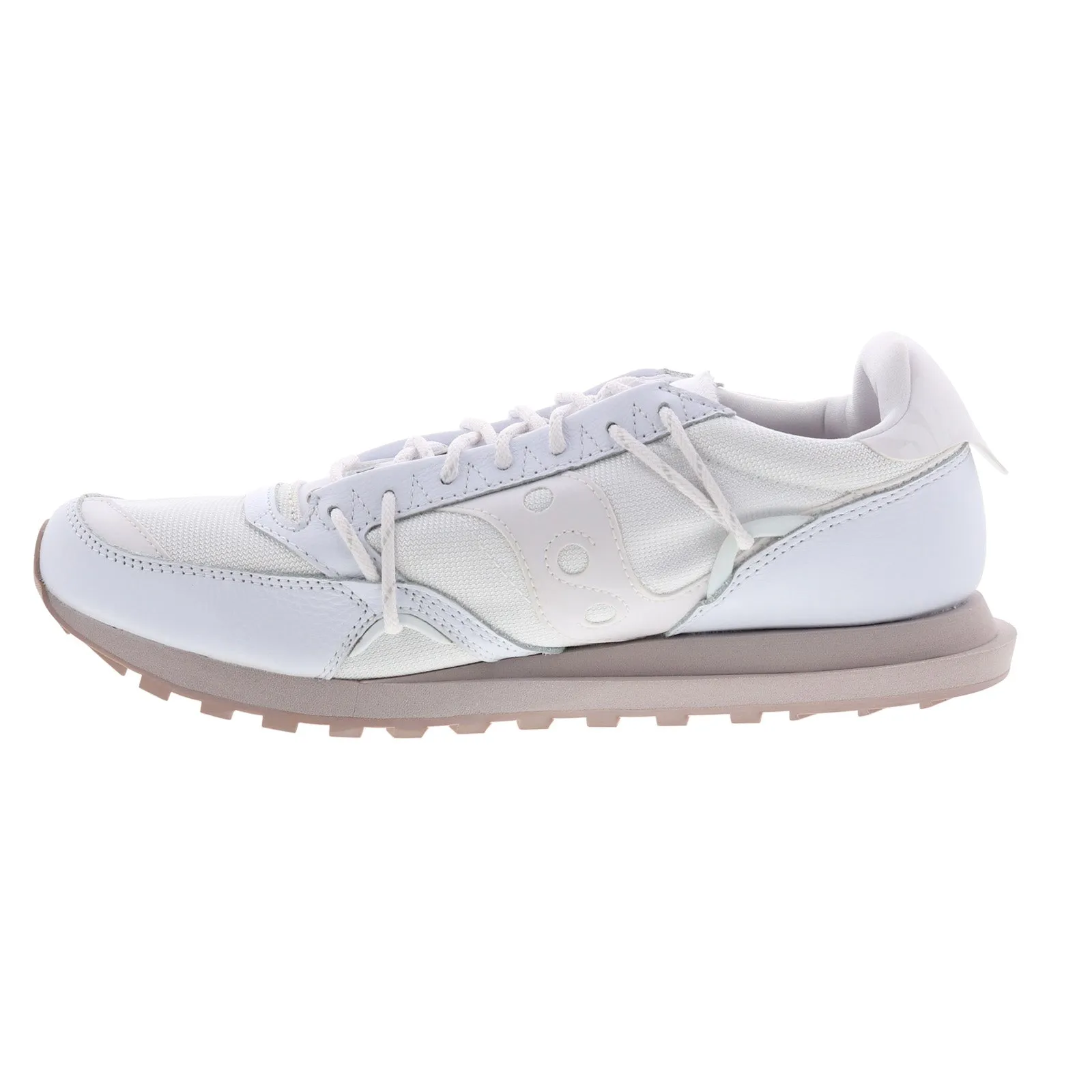 Saucony Jazz DST S70528-1 Mens White Leather Lifestyle Sneakers Shoes