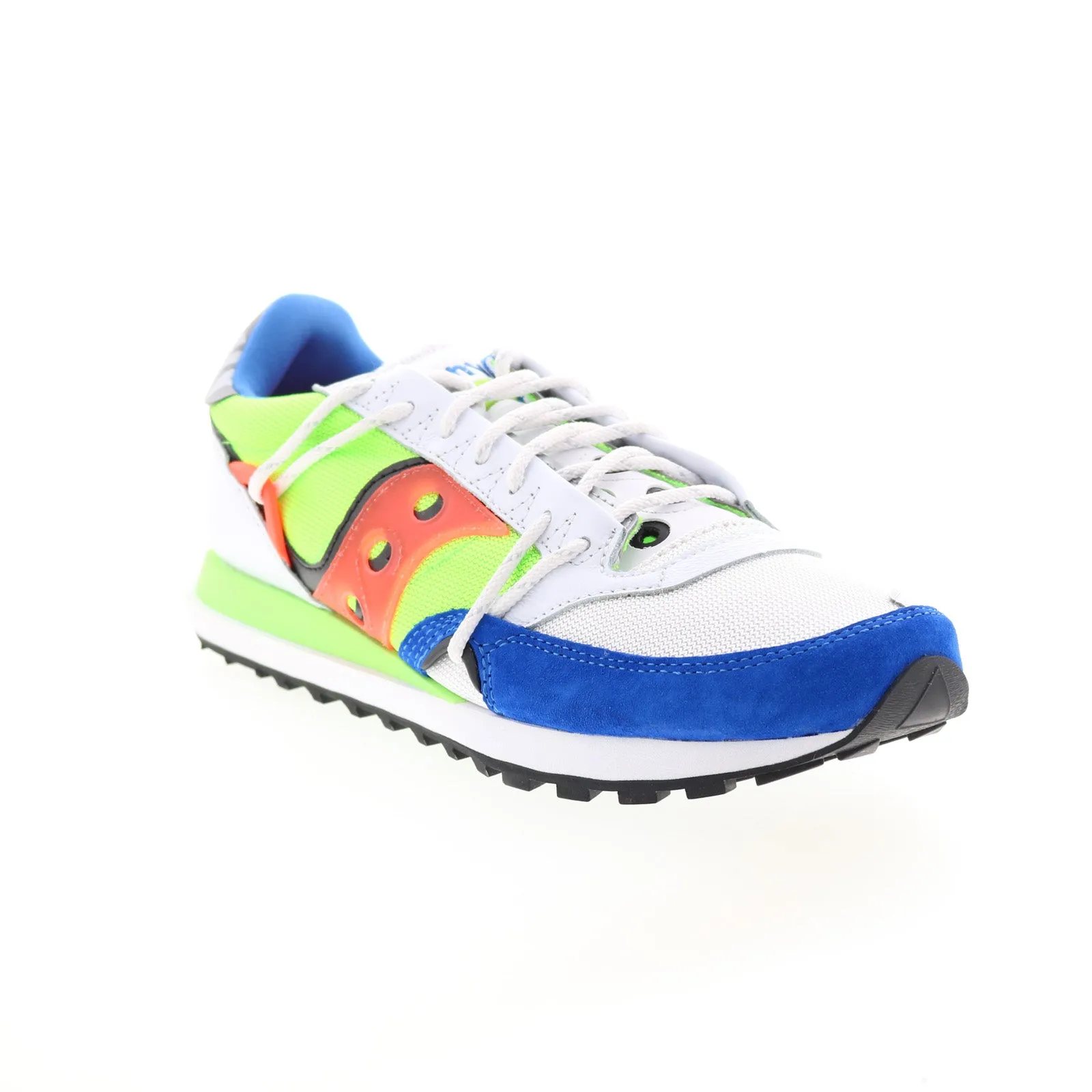 Saucony Jazz DST S70528-4 Mens White Leather Lifestyle Sneakers Shoes