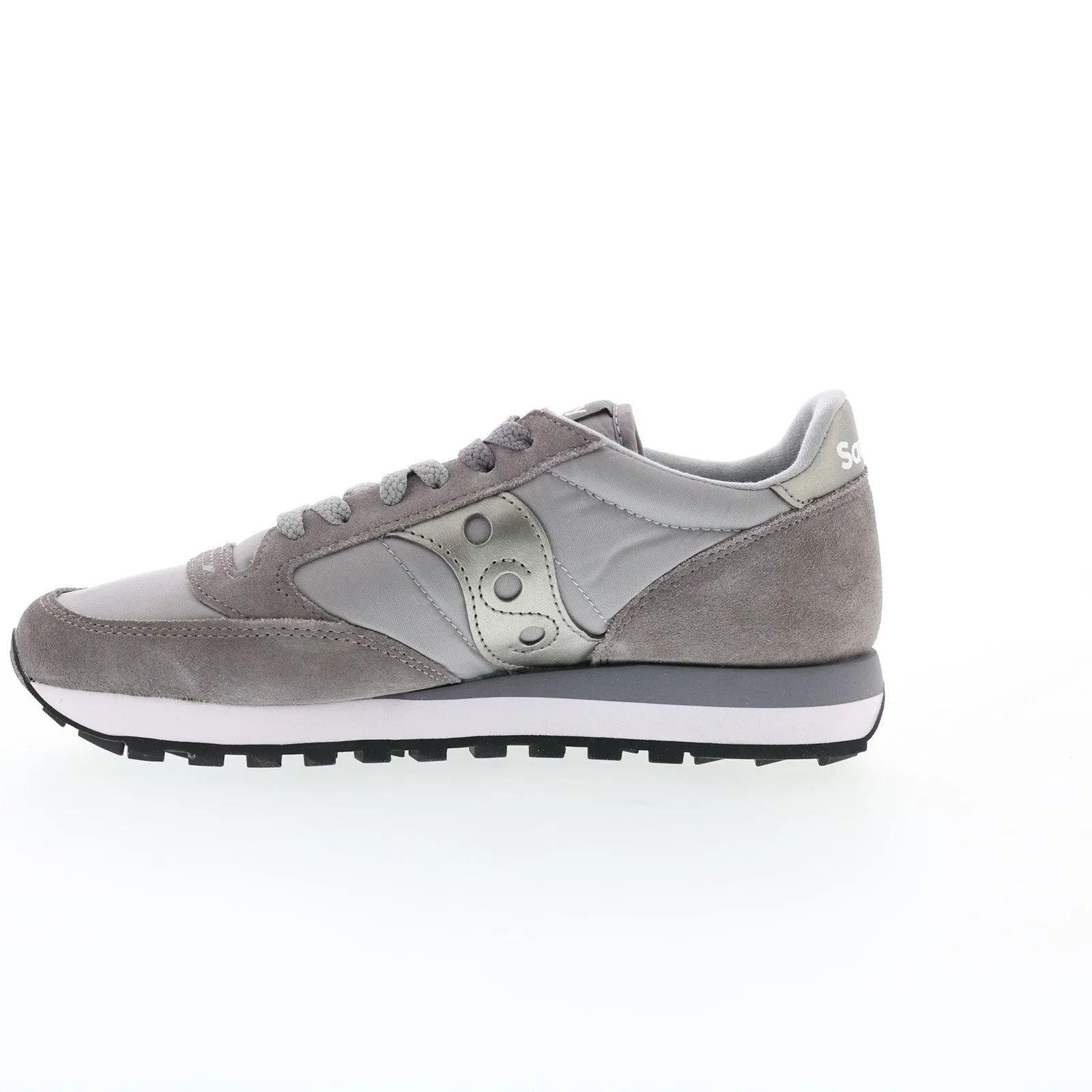 Saucony Jazz Original S1044-684 Womens Gray Suede Lifestyle Sneakers Shoes