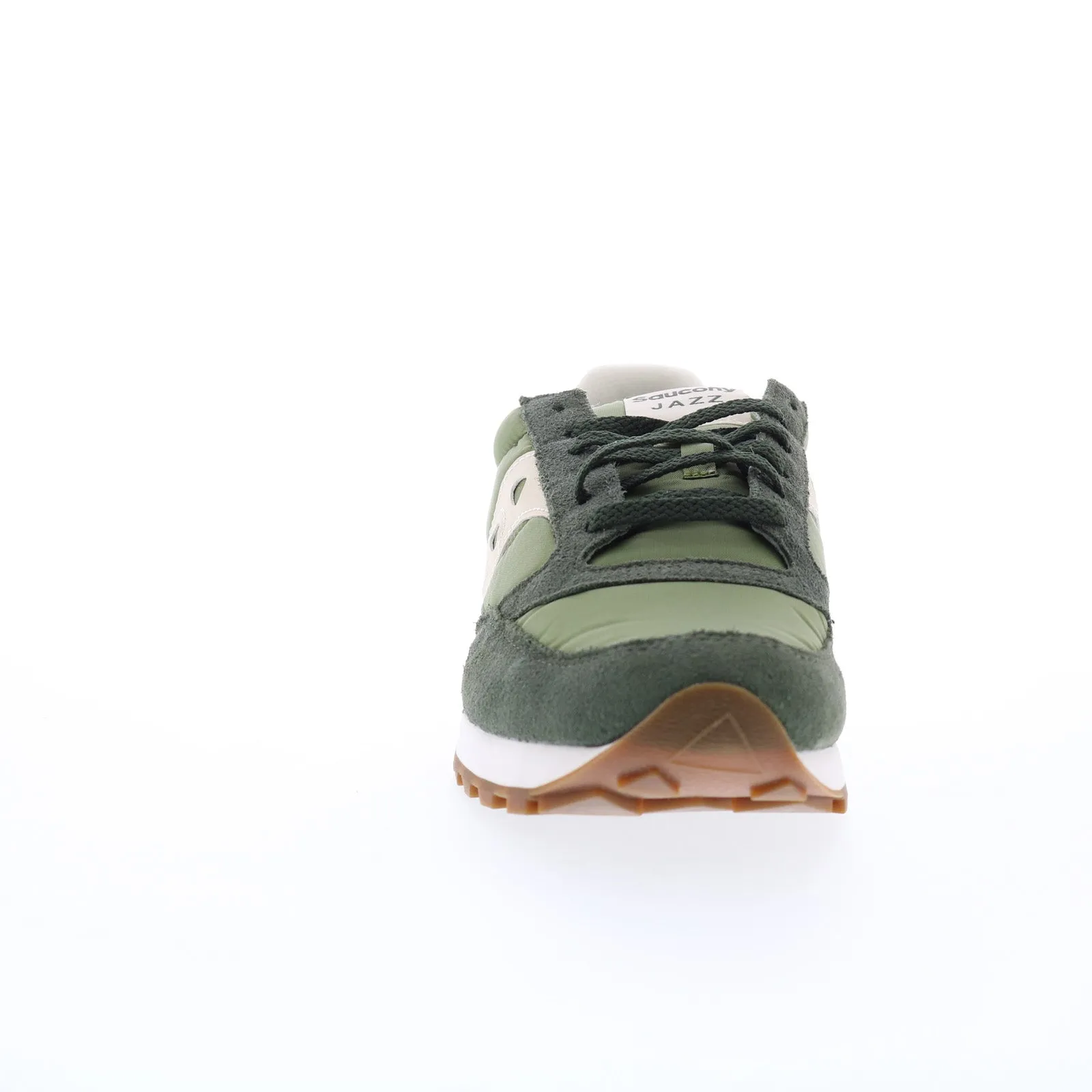 Saucony Jazz Original S2044-671 Mens Green Suede Lifestyle Sneakers Shoes