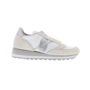 Saucony Jazz Triple S60530-16 Womens White Suede Lifestyle Sneakers Shoes