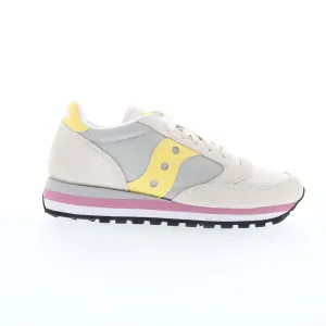 Saucony Jazz Triple S60530-31 Womens Gray Suede Lifestyle Sneakers Shoes