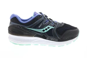 Saucony Redeemer ISO 2 Womens Black Wide Synthetic Athletic Running Shoes