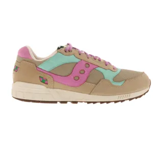 Saucony Shadow 5000 S70746-3 Mens Brown Leather Lifestyle Sneakers Shoes