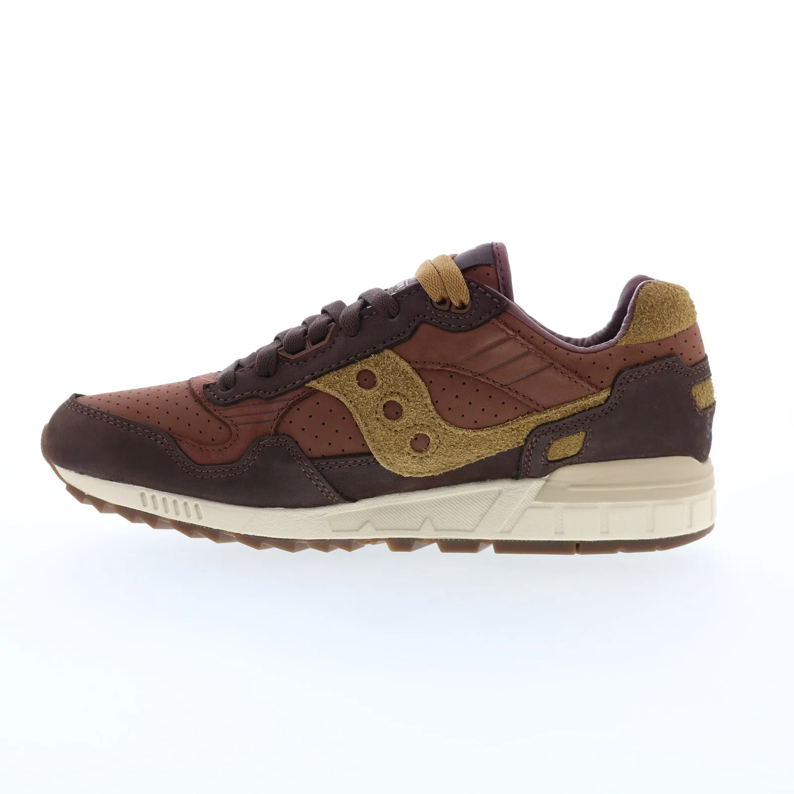 Saucony Shadow 5000 S70775-2 Mens Brown Suede Lifestyle Sneakers Shoes