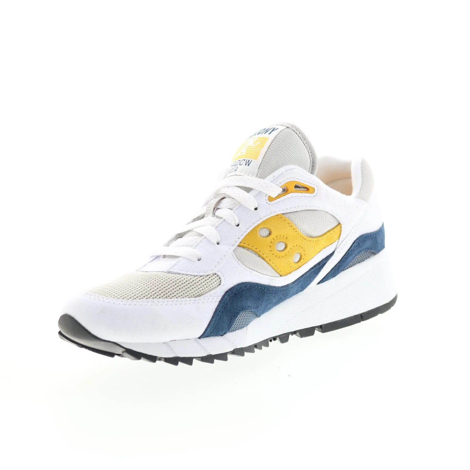 Saucony Shadow 6000 S70441-4 Mens White Synthetic Lifestyle Sneakers Shoes