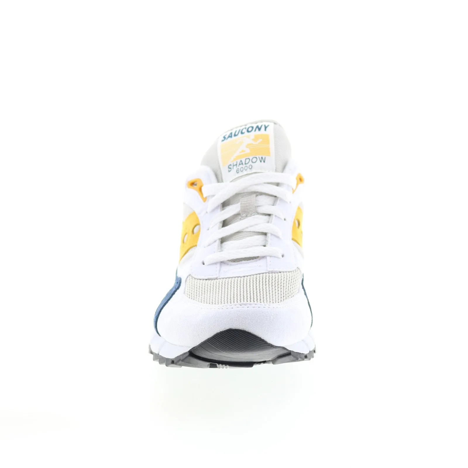 Saucony Shadow 6000 S70441-4 Mens White Synthetic Lifestyle Sneakers Shoes