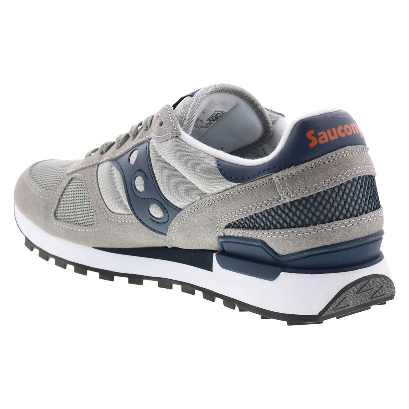 Saucony Shadow Original S2108-563 Mens Gray Suede Lifestyle Sneakers Shoes