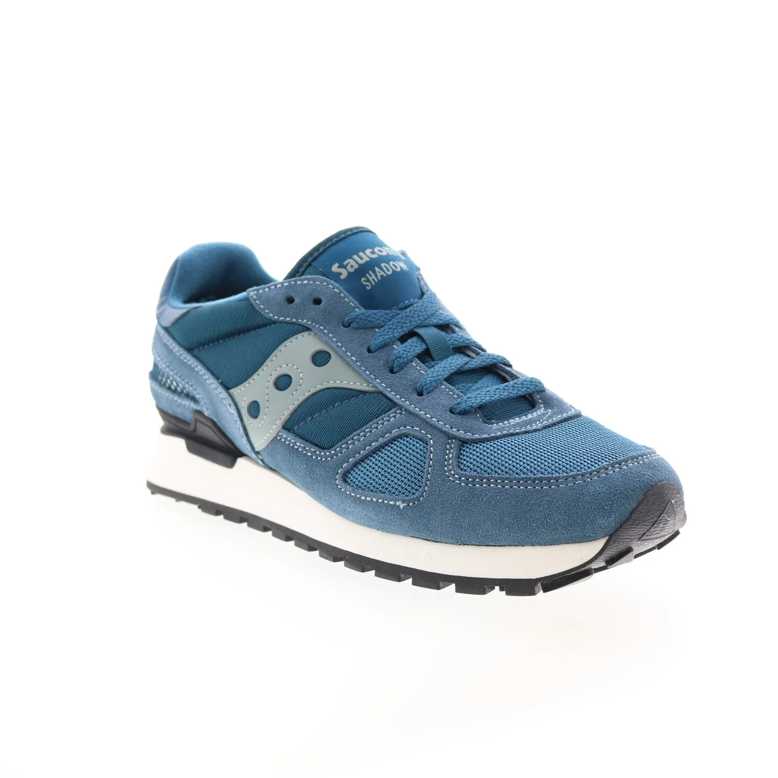 Saucony Shadow Original S2108-682 Mens Blue Suede Lifestyle Sneakers Shoes