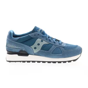 Saucony Shadow Original S2108-682 Mens Blue Suede Lifestyle Sneakers Shoes