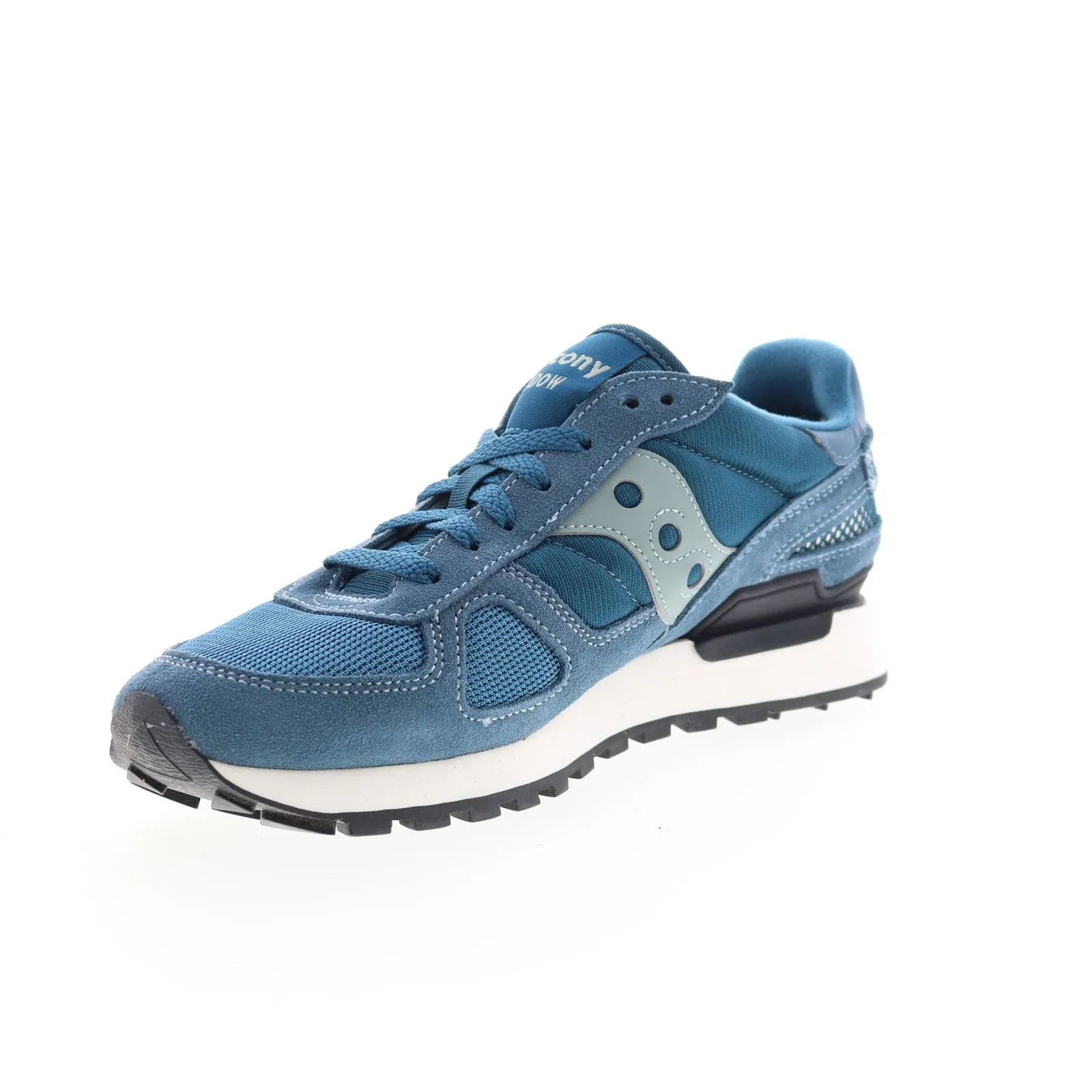 Saucony Shadow Original S2108-682 Mens Blue Suede Lifestyle Sneakers Shoes
