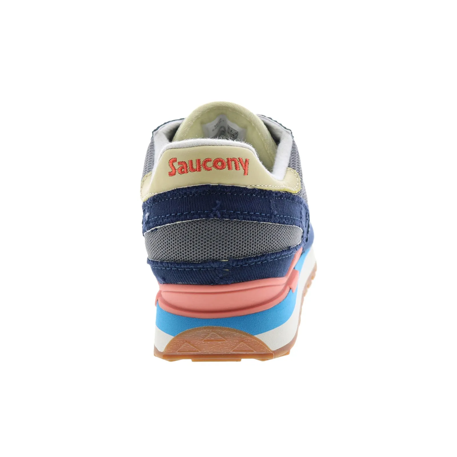Saucony Shadow Original S70636-1 Mens Blue Canvas Lifestyle Sneakers Shoes