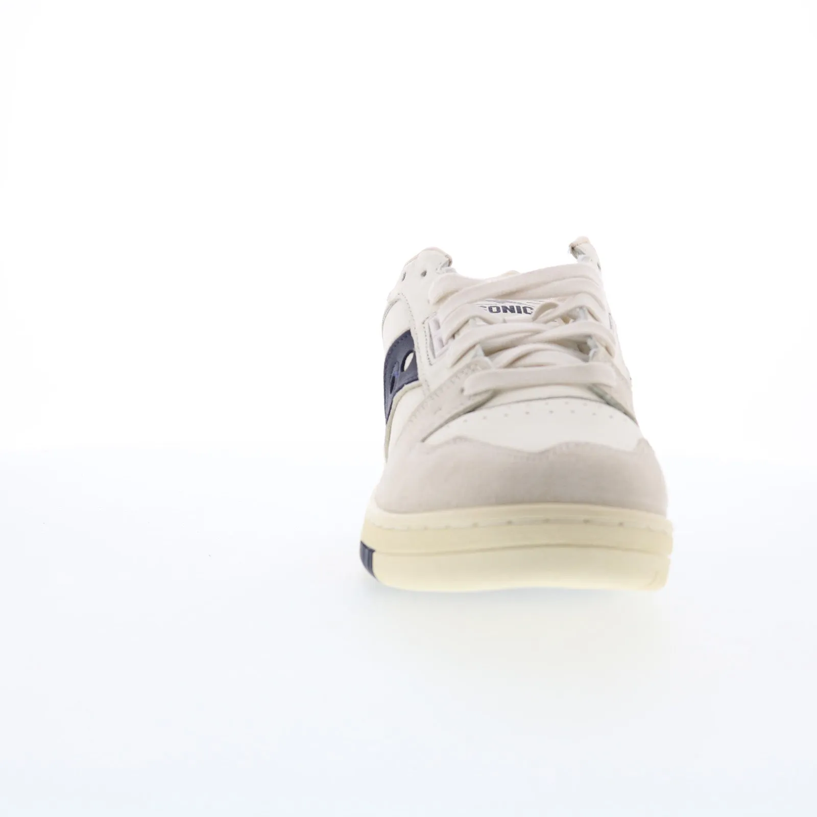 Saucony Sonic Low S70788-2 Mens Beige Suede Lifestyle Sneakers Shoes