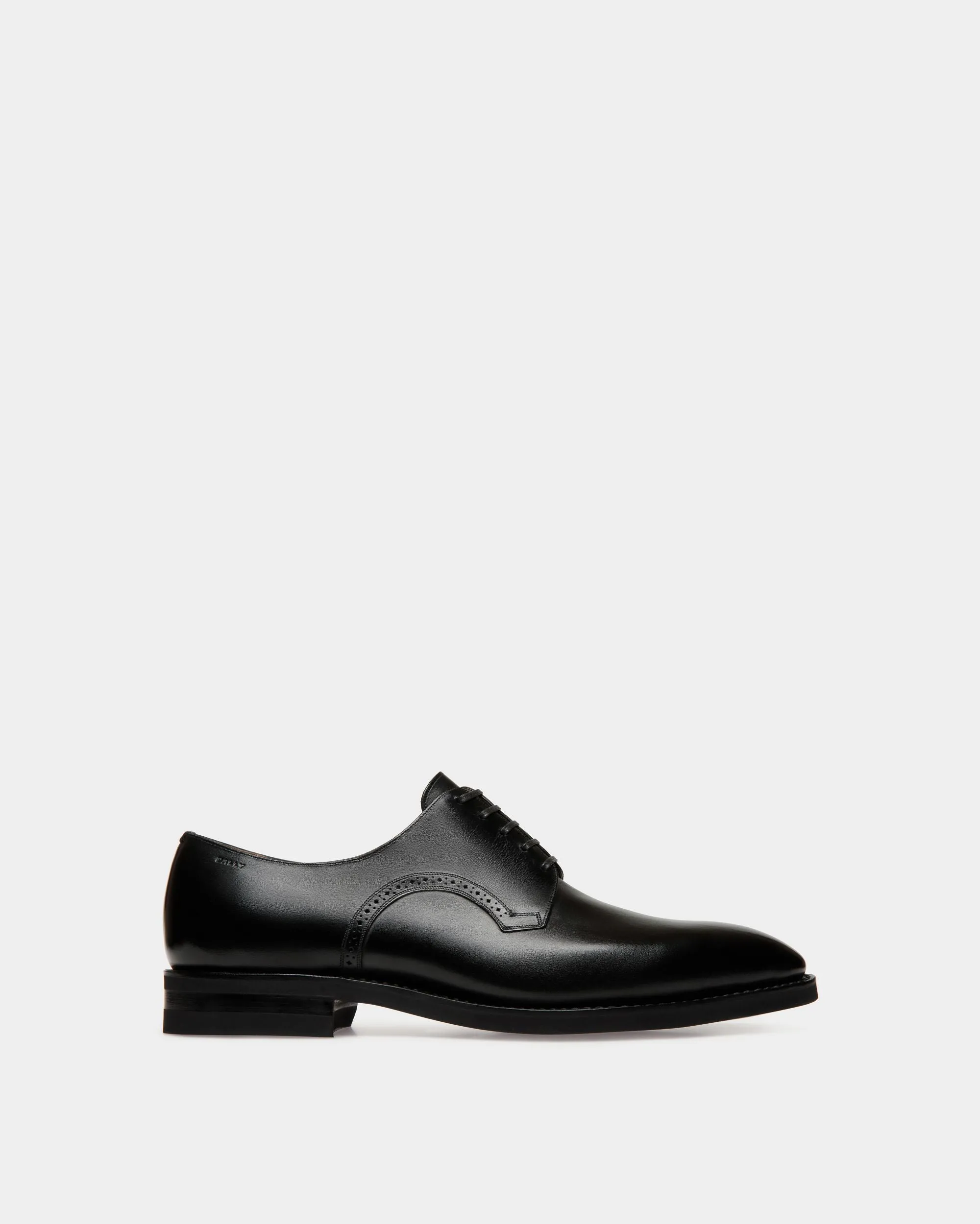 Scribe Derby in Black Leather