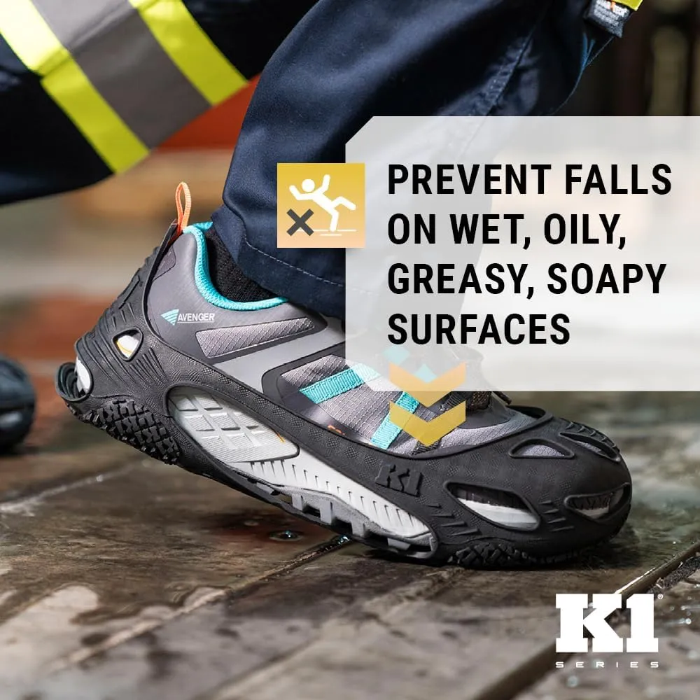 SG1 Non-Slip Grip on Oil & Grease for Work/Safety Shoes - Traction Aids for Men & Women in Food Service, Warehouse