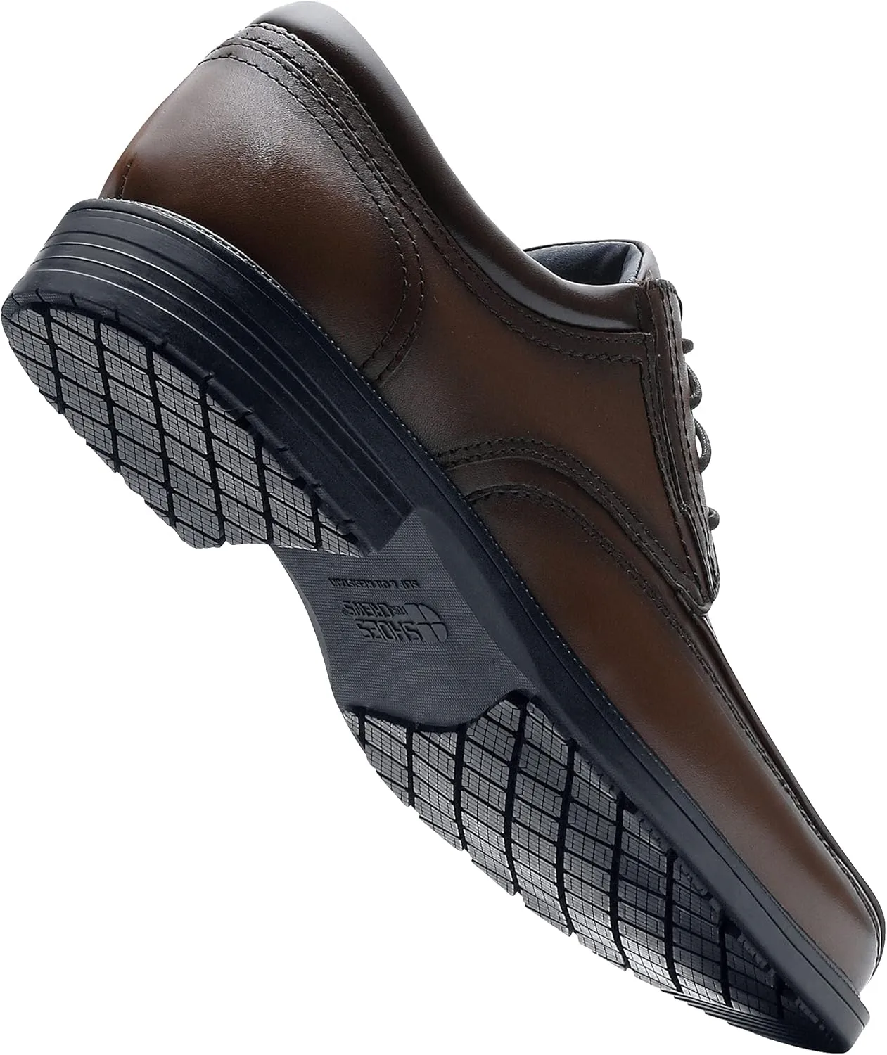 Shoes for Crews Dress Shoes for Men, Men’s Oxfords, Zapatos De Vestir para Hombre, Slip Resistant, Safety, Brown or Black