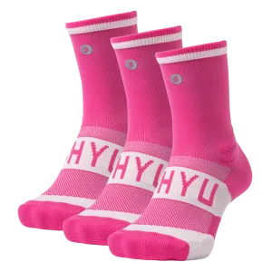 SHYU - Training Socks 3 Pack - Pink