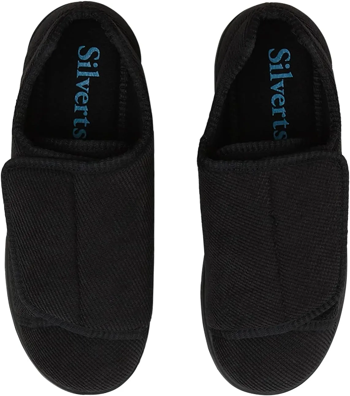 Silverts Diabetic Slippers for Women | Extra-Wide Non-Slip Comfortable Shoes for Elderly, Swelling, Sensitive Feet